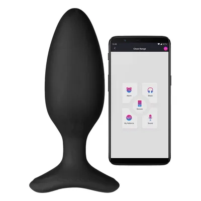 Analplug Vergleich: Lovense Hush 2 (mittel) vor weißem Hintergrund