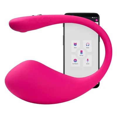 Vibrator Vergleich: Lovense Lush 3 vor weißem Hintergrund